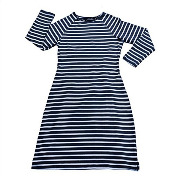 Nautical Blue/White Striped T-shirt Dress - Picture 3 of 3